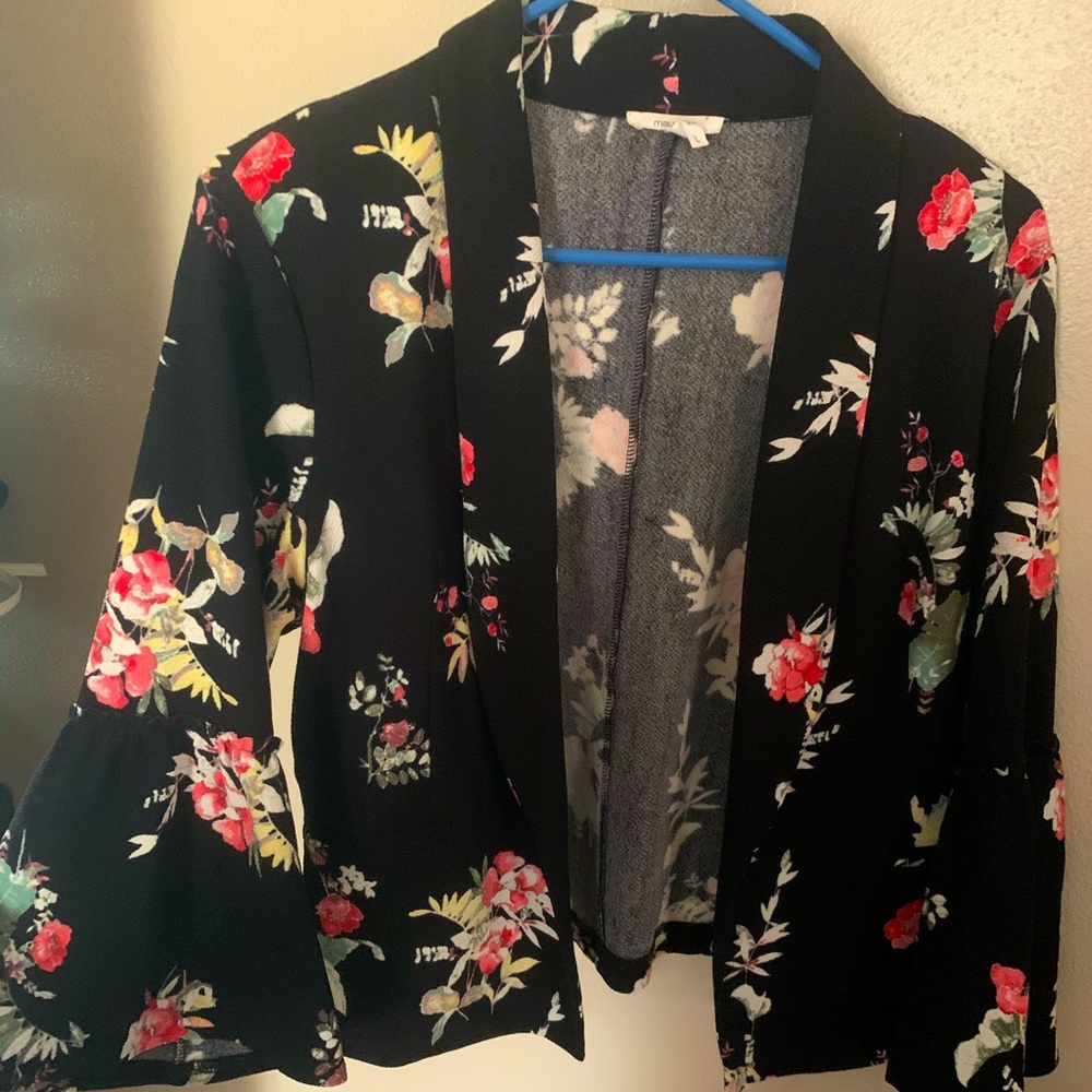 Maurices Floral Dress Cardigan Size L